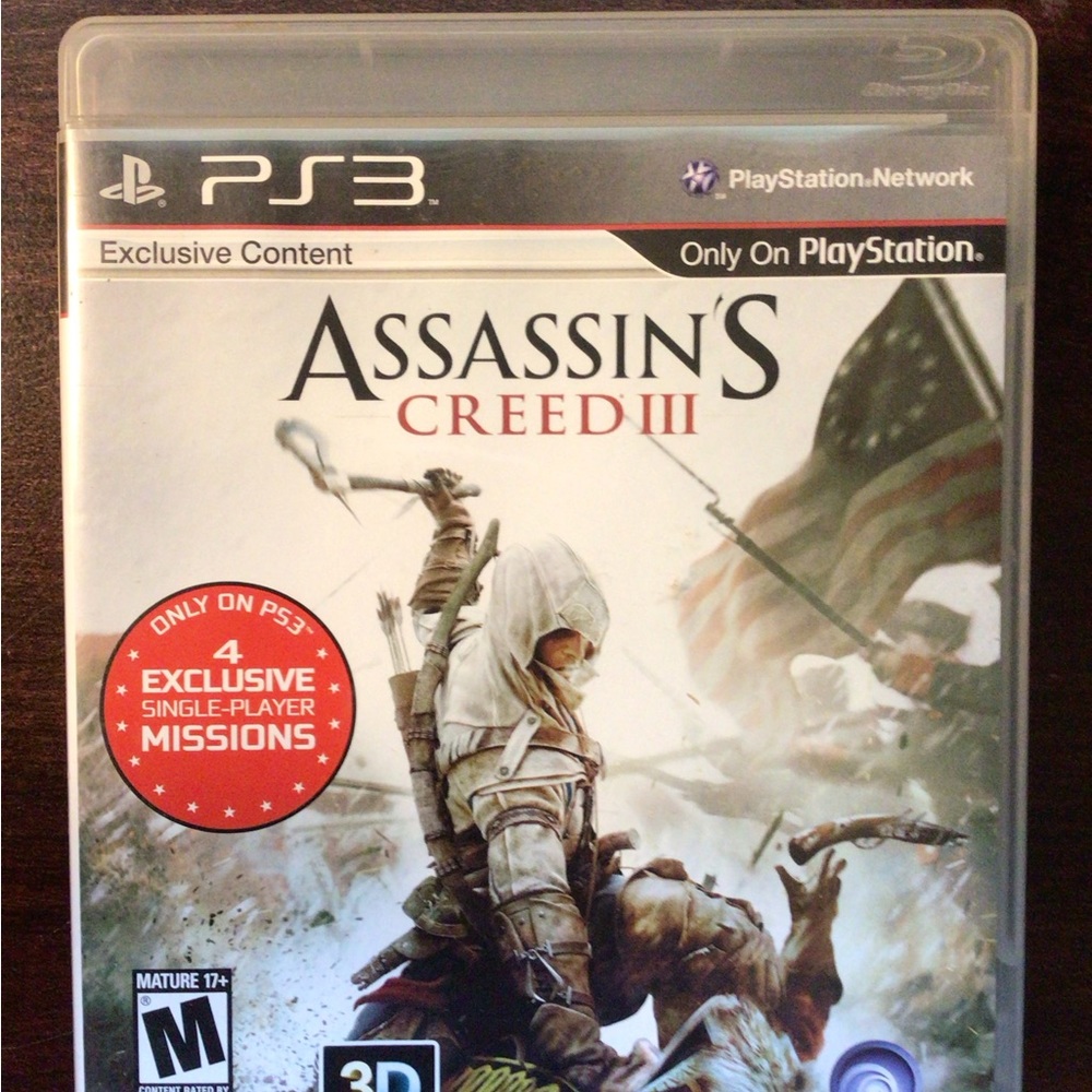 PlayStation PS3 game Assassin’s  CREED III